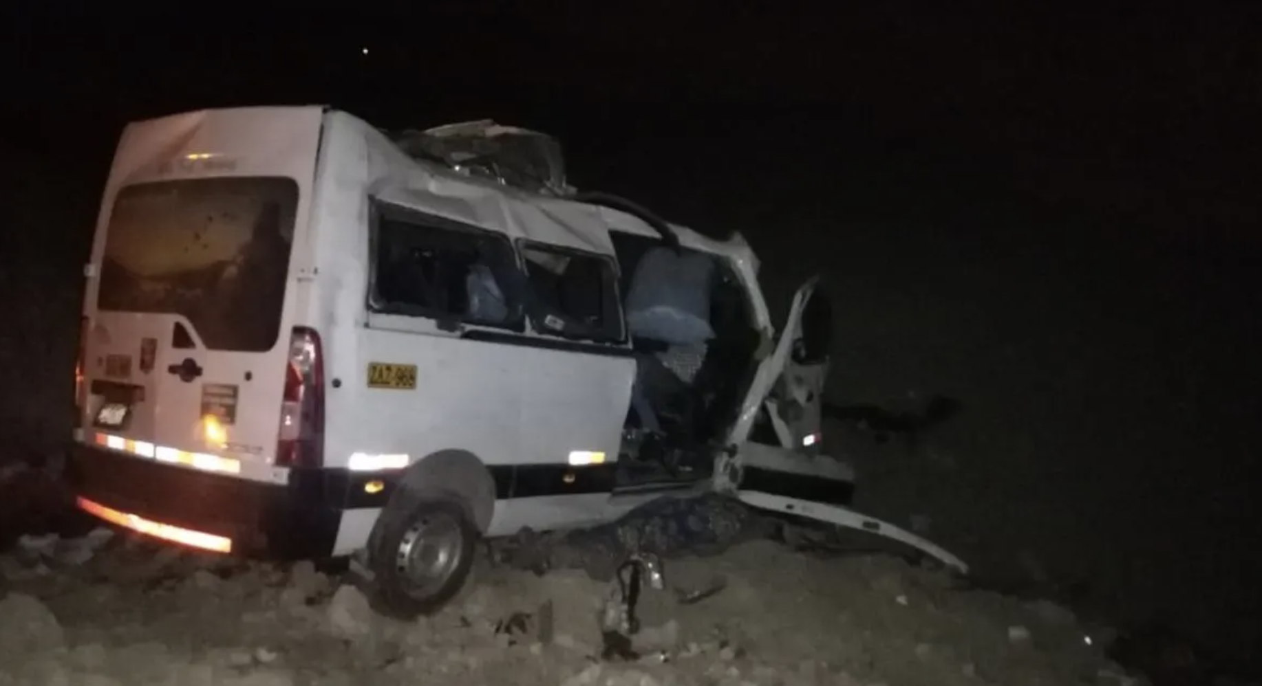 Accidente de tráfico en Perú.