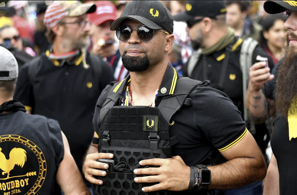 Ex líder de los Proud Boys, Enrique Tarrios. (Foto: Agencias)