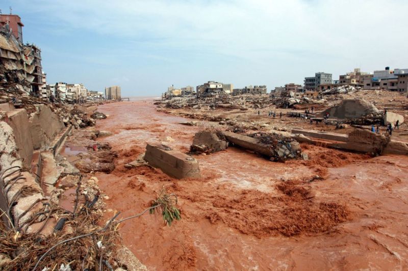 tormenta en Libia causa devastación