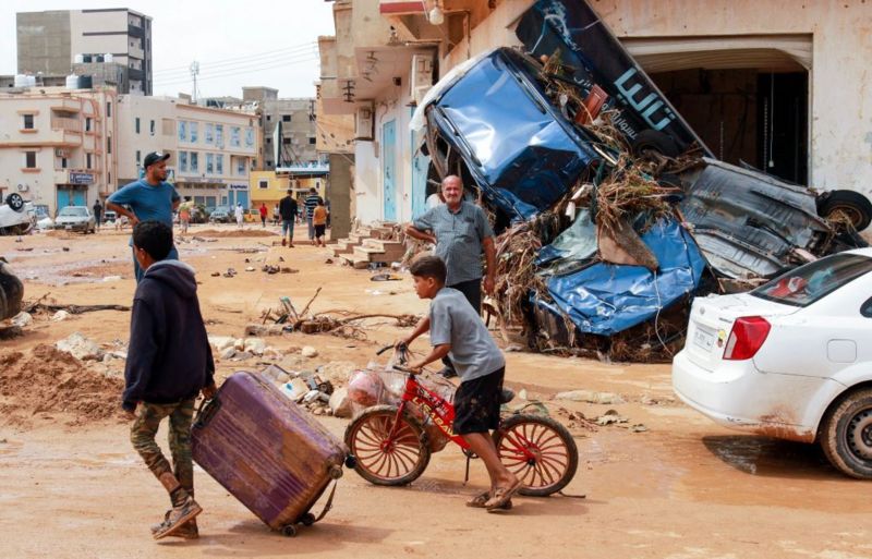 tormenta en Libia causa devastación