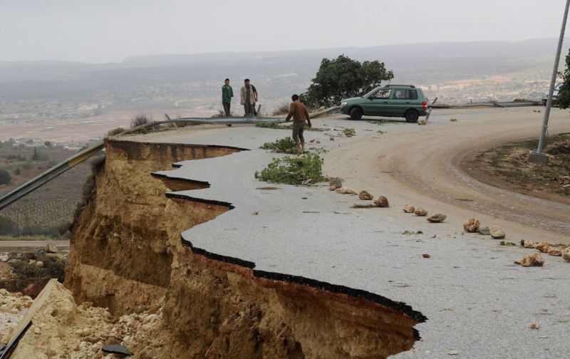 tormenta en Libia causa devastación