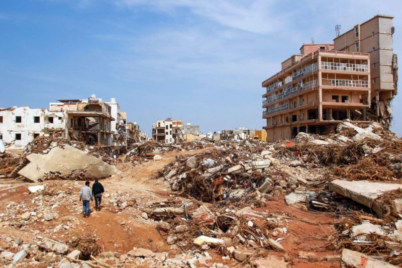 tormenta en Libia causa devastación