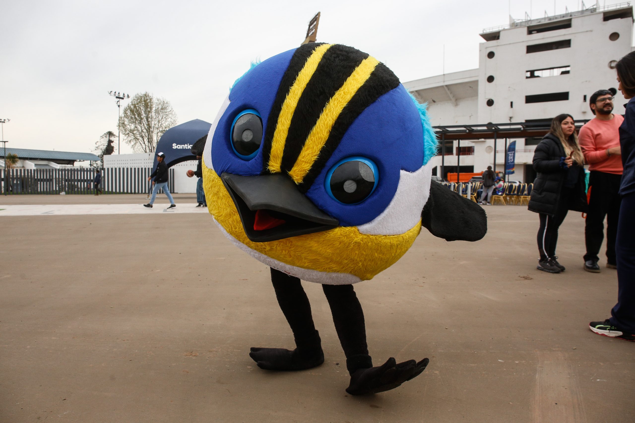 Fiu, la mascota de Santiago 2023.