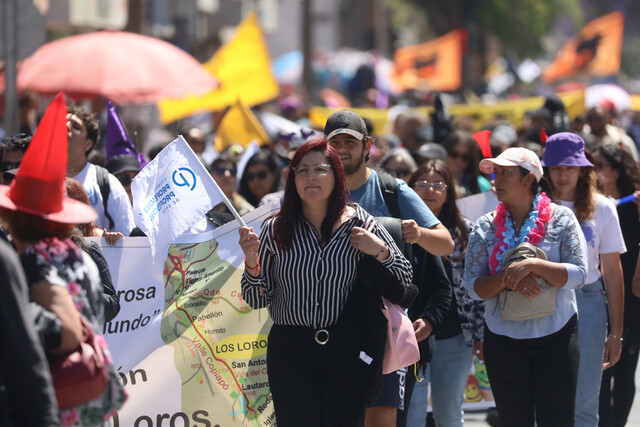 Marcha de profesores en Atacama