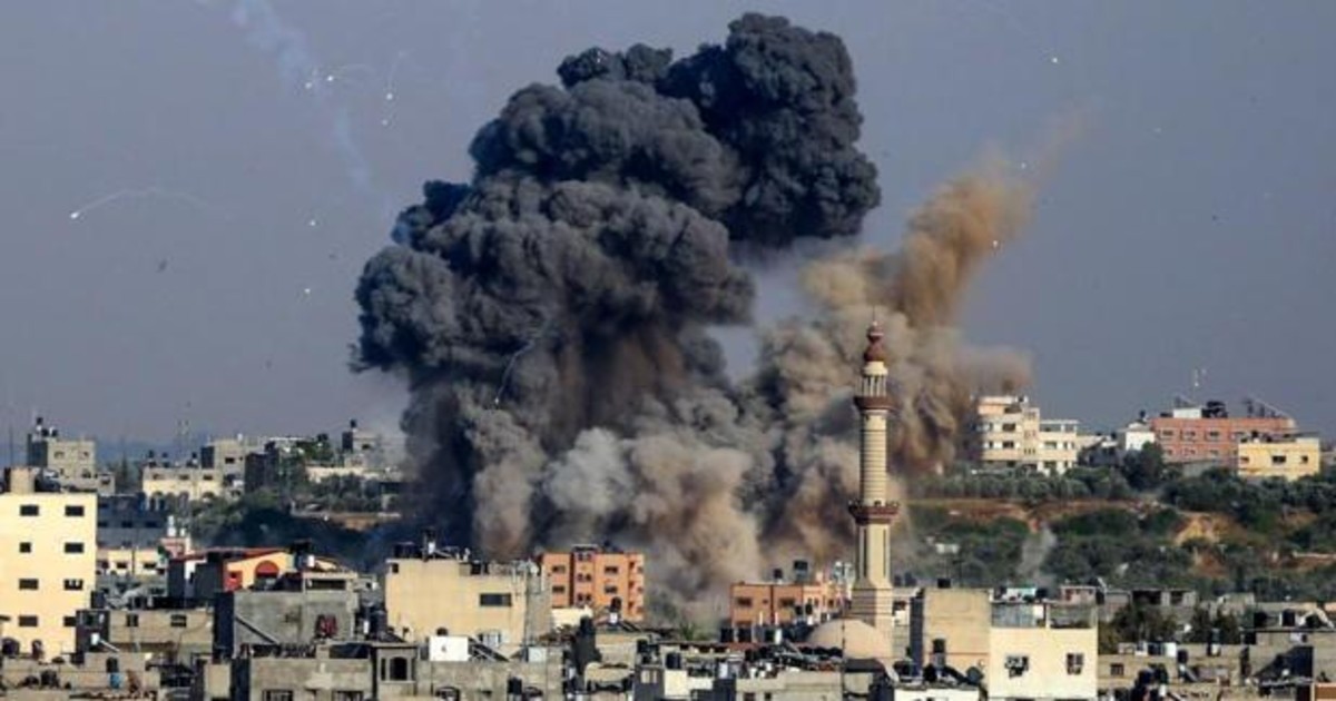 Bomba en Gaza.