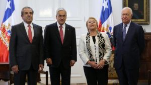Dos A Favor y dos En Contra, así votan los expresidentes de Chile.