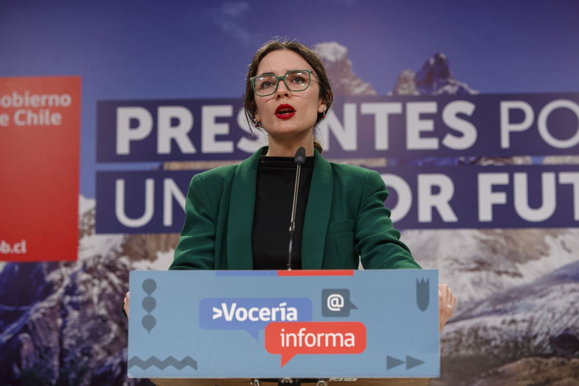 La vocera de Gobierno, Camila Vallejo.