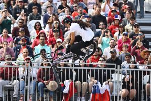 Macarena Pérez se coronó con la plata en BMX Freestyle.