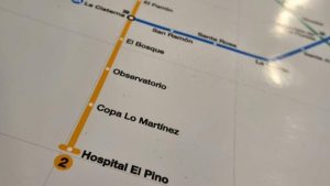 Nuevas estaciones de metro hasta San Bernardo