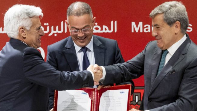 España, Portugal y Marruecos firmaron candidatura para el Mundial 2030