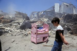 los niños en Gaza