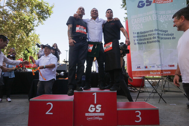 Triple empate en la "Carrera de Garzones" de Santiago