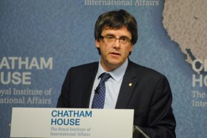 Expresidente Puigdemont anuncia su candidatura