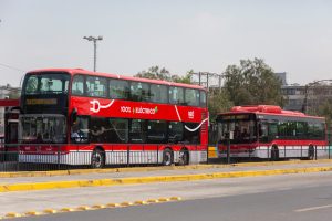 buses dos pisos Santiago