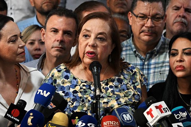 "Hemos agotado todos los medios a nuestro alcance para que esto se pueda resolver", declaró en una conferencia Corina Yoris, seleccionada como la candidata presidencial de la principal coalición opositora en Venezuela, la Plataforma Unitaria Democrática (PUD).