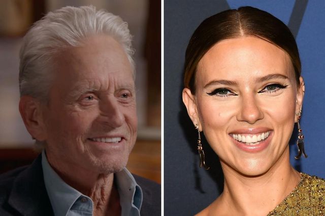 Michael Douglas descubre que Scarlett Johansson es su prima lejana