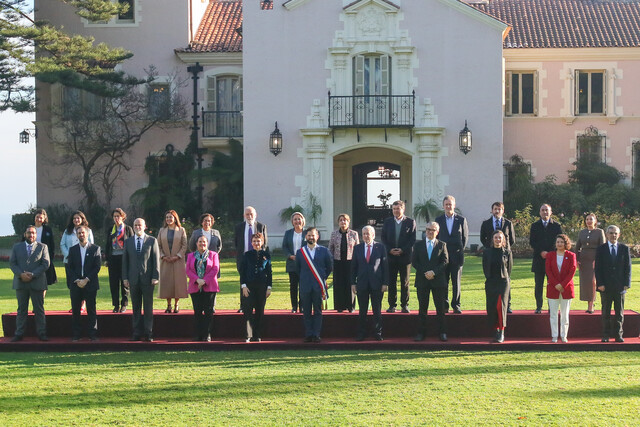 Presidente encabeza foto oficial previo a su tercera Cuenta Pública