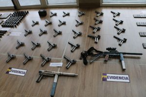 PDI desbarató fábrica clandestina de armas de fuego en Los Ríos