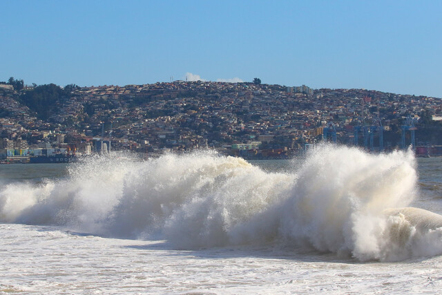 Armada emite aviso de marejadas para las costas del país