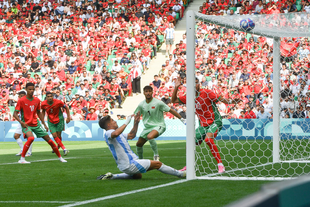 ¡Argentina llora en los JJ.OO!: Le anularon el gol y pierde ante Marruecos