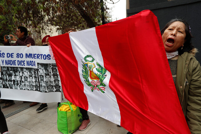 Protestas en Peú. Imagen referencial Agencia Uno.