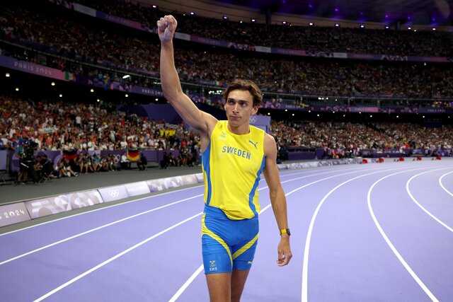 Armand Duplantis arrasa en París 2024 con récord mundial y oro olímpico