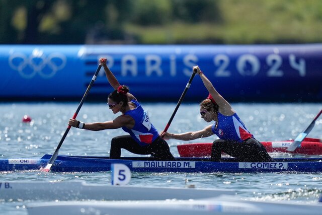 Mailliard y Gómez brillan y avanzan a semifinales del canotaje en París 2024