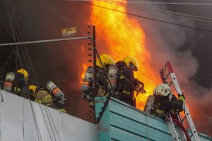 Incendio en el Barrio Meiggs