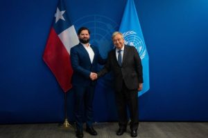 Presidente Boric se reúne con Secretario General de la ONU - Presidencia