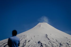 excursionistas en Volcán Villarrica