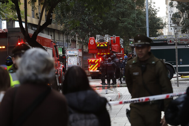 Fuga de gas en el Paseo Ahumada