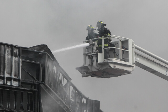 Incendio en bodegas