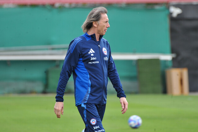 Fotografía del entrenador de la selección de Chile, Ricardo Gareca