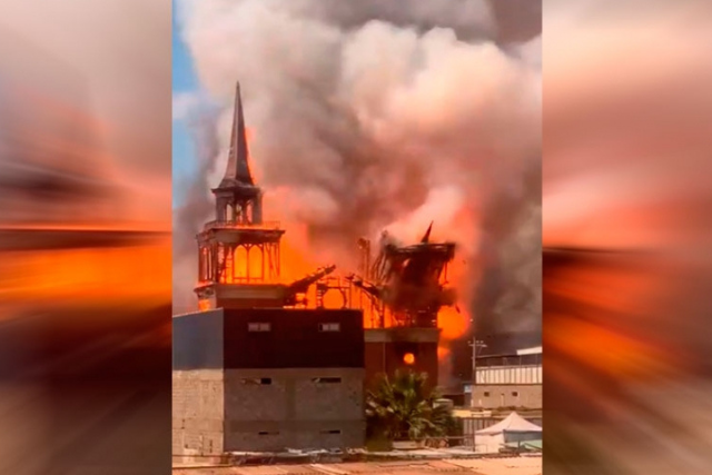 incendio Iglesia San Francisco