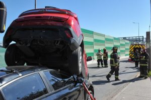 accidente múltiple en La Florida