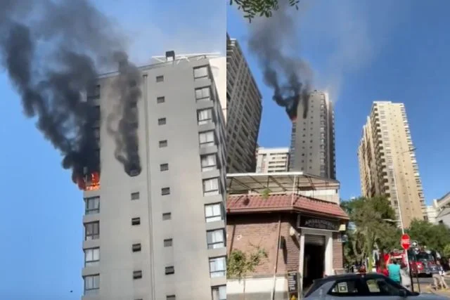 incendio Santiago