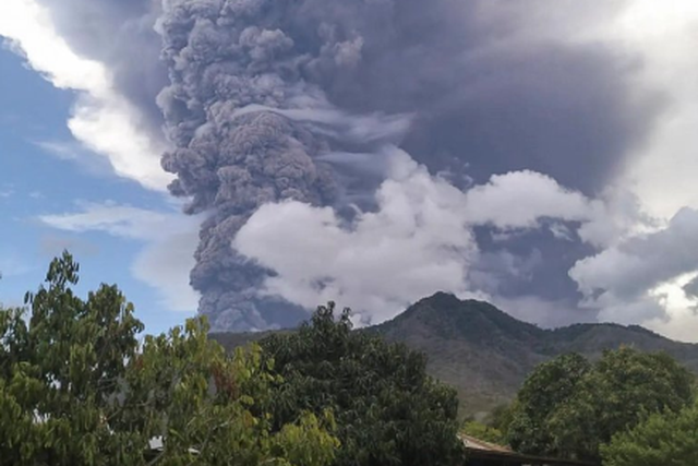 Volcán Indonesia