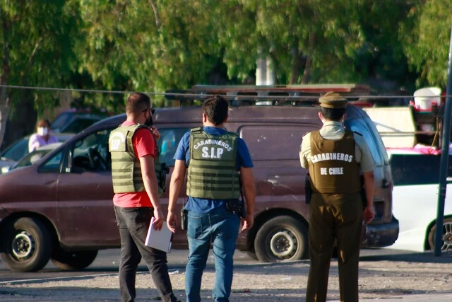 balacera en feria navideña