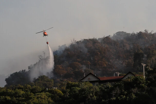 incendio forestal Litueche