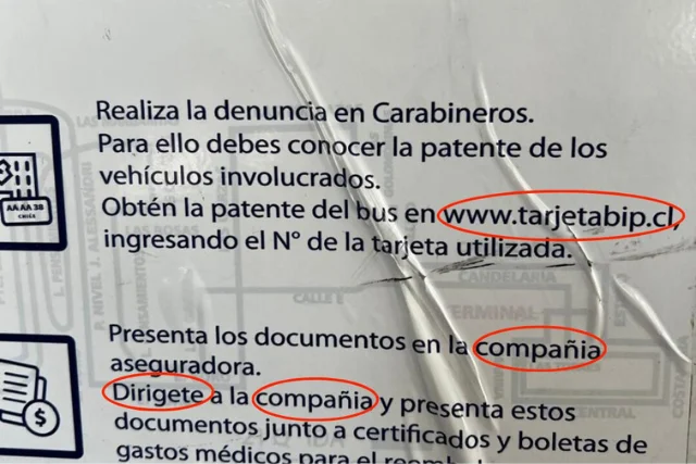 paneles informativos Concepción