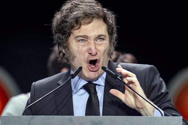 Milei motosierra Justicia