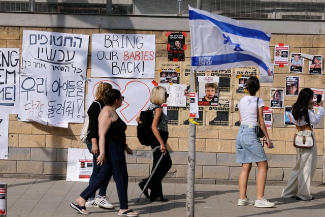 Israel Hamás rehenes