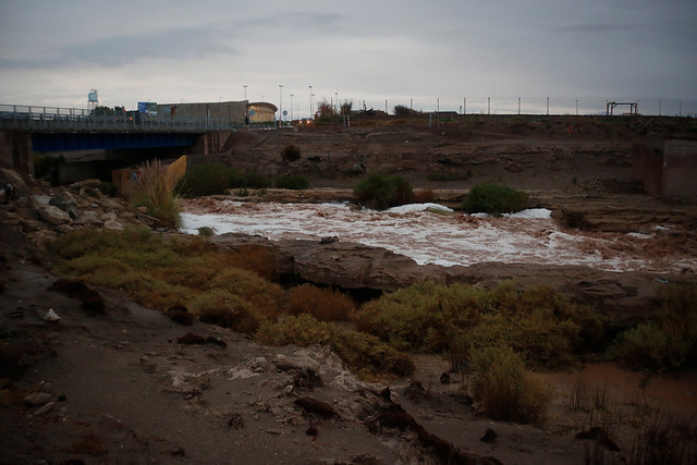 evacuación río Loa