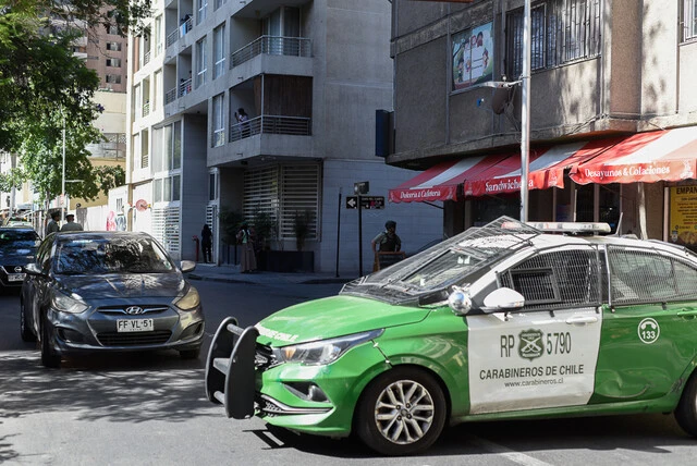 carabinero atropellado