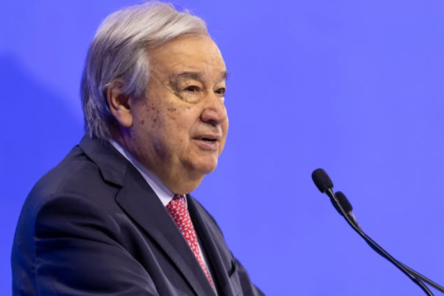 Guterres Hamás rehenes