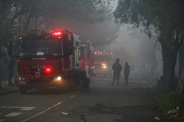 campamento Cerrillos incendio