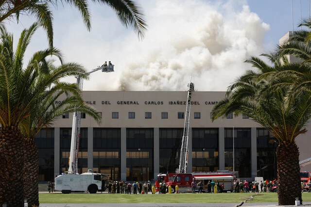 incendio Escuela Carabineros