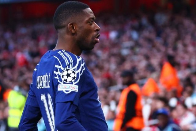 Dembélé adelanta al PSG en Inglaterra