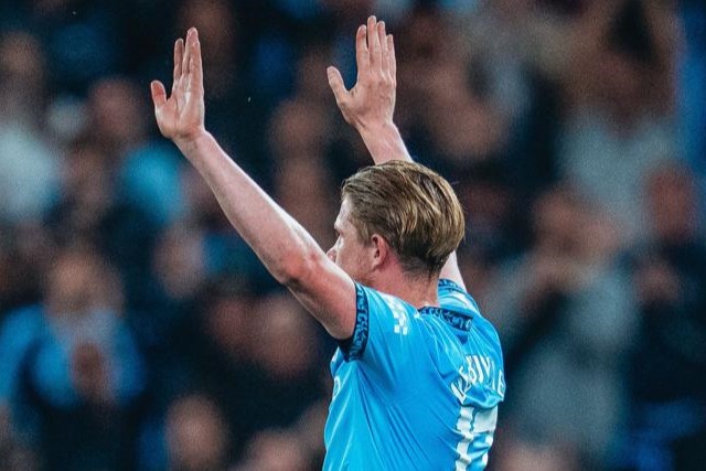 Kevin De Bruyne jugó su último partido en el Etiham Stadium