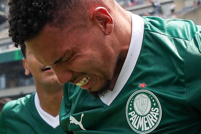 Paulinho, la cara de la victoria del Palmeiras.